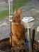POUNY mon gros  Lapin debout Fauve de Bourgogne