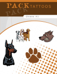 Pack Tattoos Chiens #1