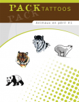 Pack Tattoos Animaux en Péril #1