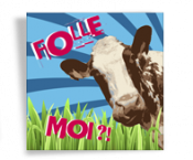 Tableau Pop Art Vache